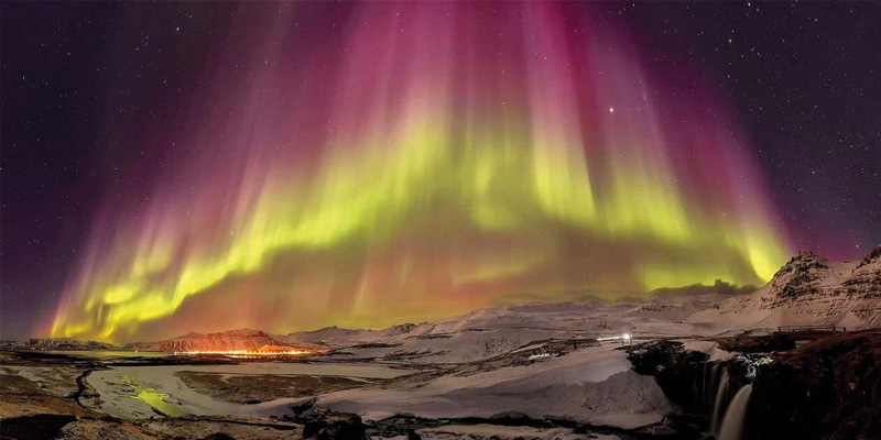 Aurora Borealis kuzey kutup ışıkları