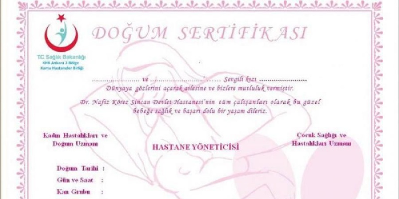 doğum belgesi ile doğum saatini öğrenmek