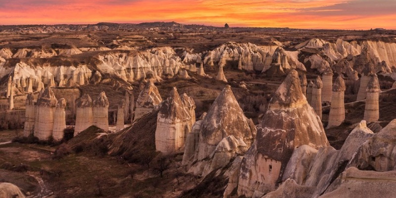 Nevşehir göreme kapadokya'daki peri bacaları