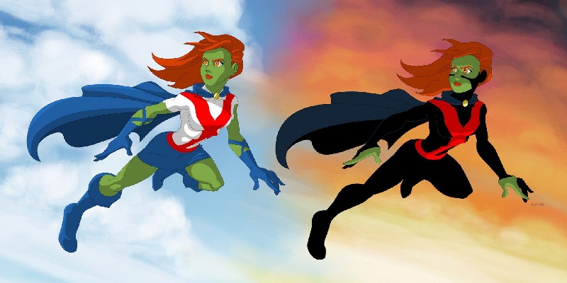 kadın dc kahramanlardan Miss Martian